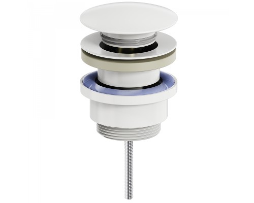 Донный клапан Wonzon & Woghand WW-88SS07-MW click-clack цвет Белый матовый