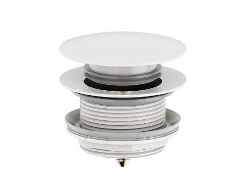 Донный клапан Wonzon & Woghand WW-SS105-MW click-clack цвет Белый матовый