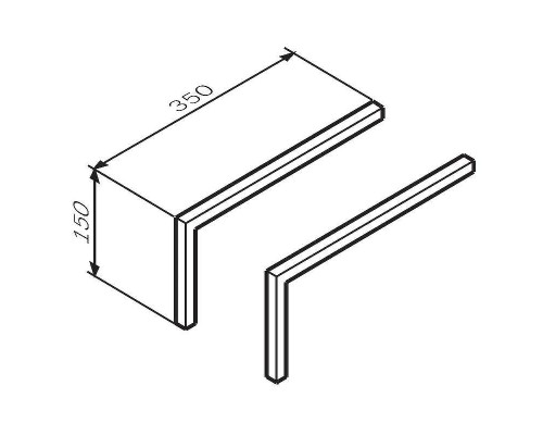 Ножки для шкафа AM.PM Func M8FLEGS-C015GM Графит матовый