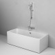 Фронтальная панель для ванны AM.PM Func 160 W84A-160-070W-P Белая