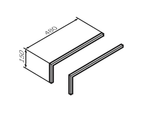 Ножки для тумбы AM.PM Func M8FLEGS015GM Графит матовый