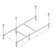 Каркас для ванны AM.PM Func 160x70 W84A-160-070W-R Серый