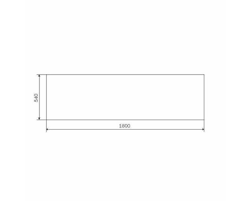 Фронтальная панель для ванны AM.PM Gem 180 W93A-180-070W-P Белая