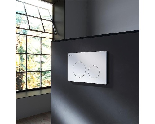 Клавиша смыва AM.PM PrimeFit L I090101 Белая глянцевая