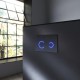 Клавиша смыва AM.PM Touchless Pro I0450B38 Черная глянцевая