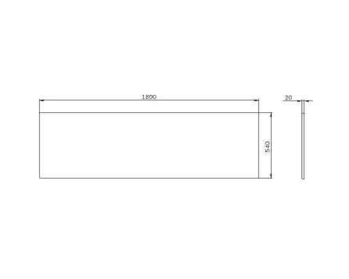 Фронтальная панель для ванны AM.PM X-Joy 180 W94A-180-080W-P Белая
