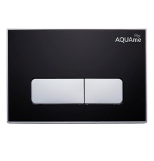 Клавиша смыва AQUAme AQM4104B цвет Черный Хром глянцевый