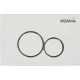Клавиша смыва AQUAme AQM4101W Белая