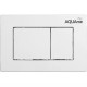 Клавиша смыва AQUAme AQM4102W Белая