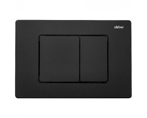 Клавиша смыва Abber AC0120MB Черная матовая