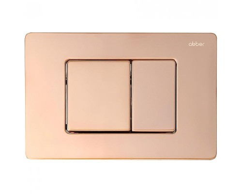 Клавиша смыва Abber AC0120RG Золото розовое