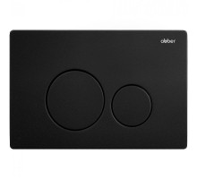 Клавиша смыва Abber AC0121MB Черная матовая
