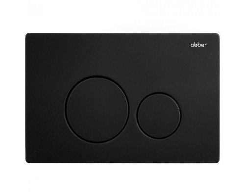 Клавиша смыва Abber AC0121MB Черная матовая
