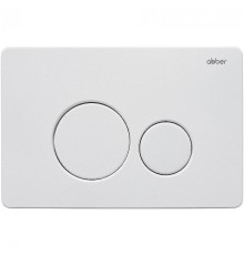 Клавиша смыва Abber AC0121MW Белая матовая
