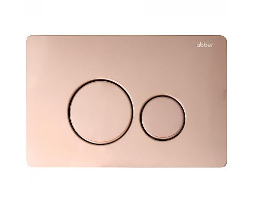 Клавиша смыва Abber AC0121RG Золото розовое