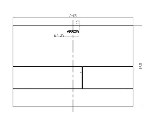 Клавиша смыва Arrow ABM003A цвет Белый