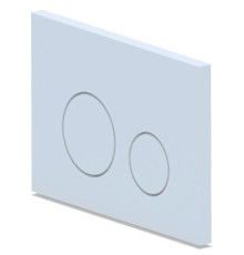 Клавиша смыва Bas ИУ00002 цвет Белый глянец