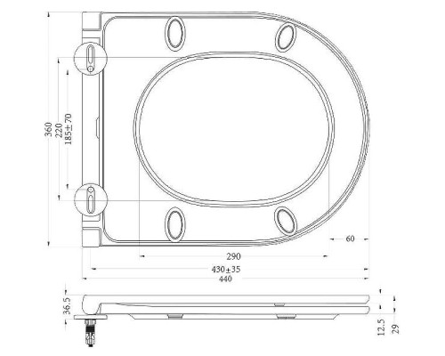 Сиденье для унитаза BelBagno BB870SC Белое с микролифтом