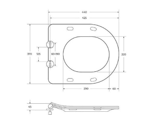 Сиденье для унитаза BelBagno Amanda BB051SC Белое с микролифтом