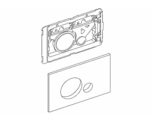 Клавиша смыва BelBagno Sfera BB015-SR-CHROME Хром глянцевый