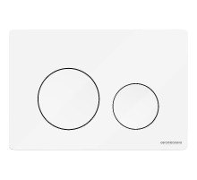 Клавиша смыва Ceramicanova Balance Circle CN12-001W Белая глянцевая