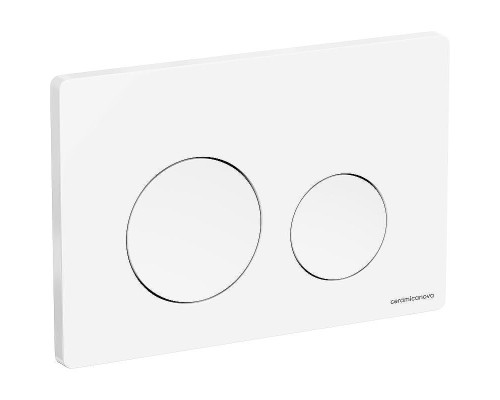 Клавиша смыва Ceramicanova Balance Circle CN12-001W Белая глянцевая