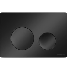 Клавиша смыва Ceramicanova Balance Circle CN12-001MB Черная матовая