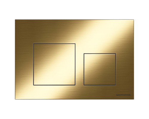 Клавиша смыва Ceramicanova Balance Square CN12-002BG Брашированное золото