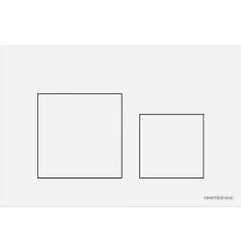 Клавиша смыва Ceramicanova Balance Square CN12-002W Белая глянцевая