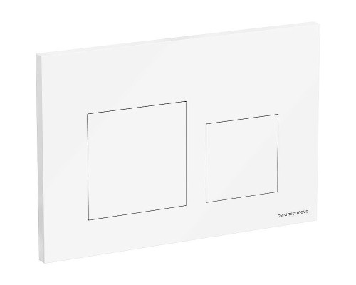 Клавиша смыва Ceramicanova Balance Square CN12-002W Белая глянцевая