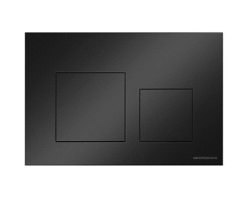 Клавиша смыва Ceramicanova Balance Square CN12-002MB Черная матовая