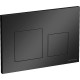 Клавиша смыва Ceramicanova Balance Square CN12-002MB Черная матовая