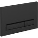 Клавиша смыва Cersanit Blick 64115 Черная матовая