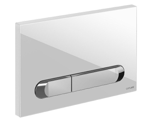 Клавиша смыва Cersanit Estetica 64111 Белая Хром