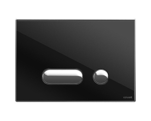 Клавиша смыва Cersanit Intera P-BU-INT/Blg/Gl Черная глянцевая