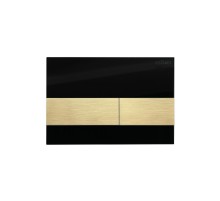 Клавиша смыва Cezares Lux LUX-GN-1-BORO цвет Черный Золото