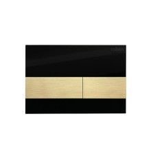 Клавиша смыва Cezares Lux LUX-GN-1-BORO цвет Черный Золото