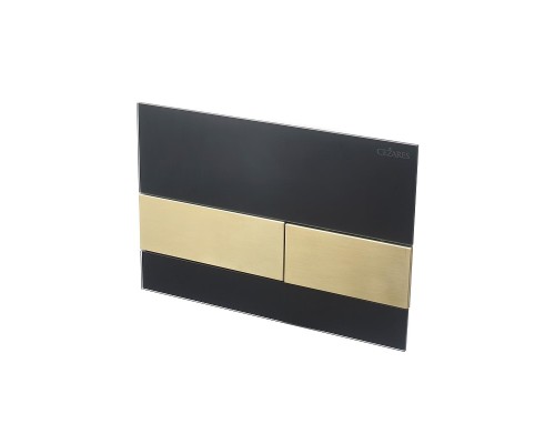Клавиша смыва Cezares Lux LUX-GN-1-BORO цвет Черный Золото