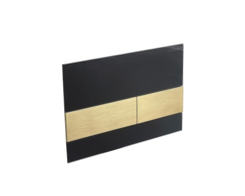 Клавиша смыва Cezares Lux LUX-GN-1-BORO цвет Черный Золото