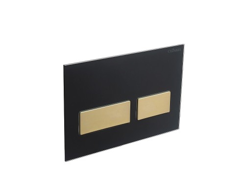 Клавиша смыва Cezares Lux LUX-GN-2-BORO цвет Черный Золото
