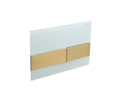 Клавиша смыва Cezares Lux LUX-GB-1-BORO цвет Белый Золото
