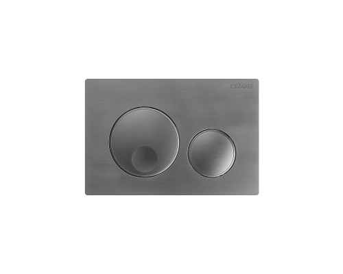 Клавиша смыва Cezares Relax RELAX-BTN-GM цвет Оружейная сталь