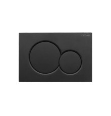 Клавиша смыва Cezares Stylus STYLUS-BTN-NOP цвет Черный матовый