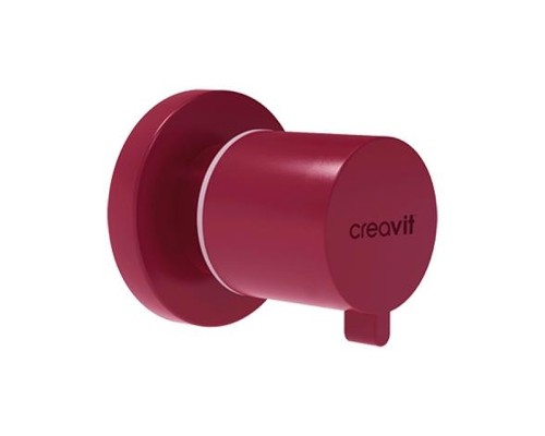 Запорный вентиль Creavit AC50L.BRY цвет Берри матовый