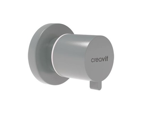 Запорный вентиль Creavit AC50L.CGR цвет Холодный серый матовый