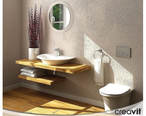 Клавиша смыва Creavit Drop GP2003.00 Хром матовая