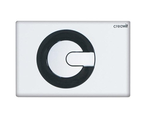Клавиша смыва Creavit Power GP5001.02 Черно-белая