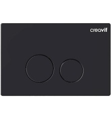 Клавиша смыва Creavit Terra GP9002.01 Черная матовая