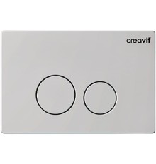 Клавиша смыва Creavit Terra GP9002.07 Холодный серый матовый