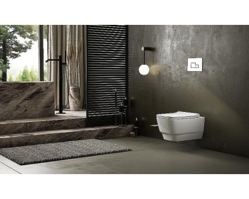 Сиденье для унитаза Dreja Enzo 88.0002 Белое с Микролифтом